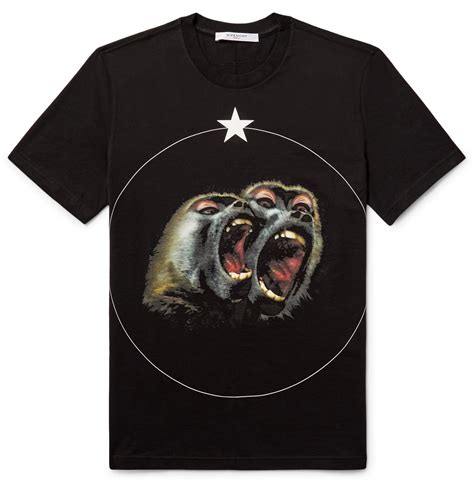 monkey t shirt givenchy|Givenchy Monkey Brothers Tee .